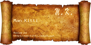 Man Kitti névjegykártya